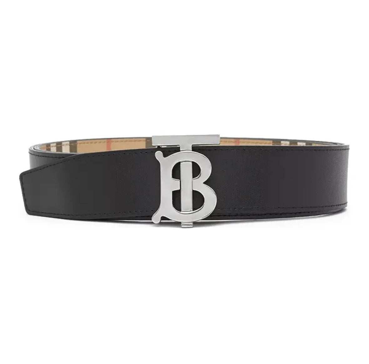 Burberry reversible belt