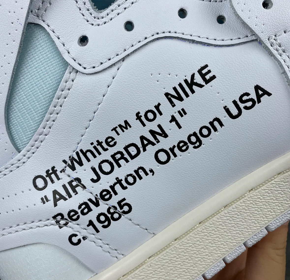 Off-white x Air Jordan 1 retro High OG ‘white’ 2018