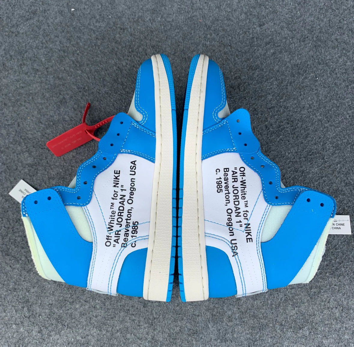 Off white x Air Jordan 1 retro high ‘UNC’