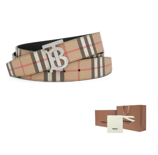 Burberry reversible belt