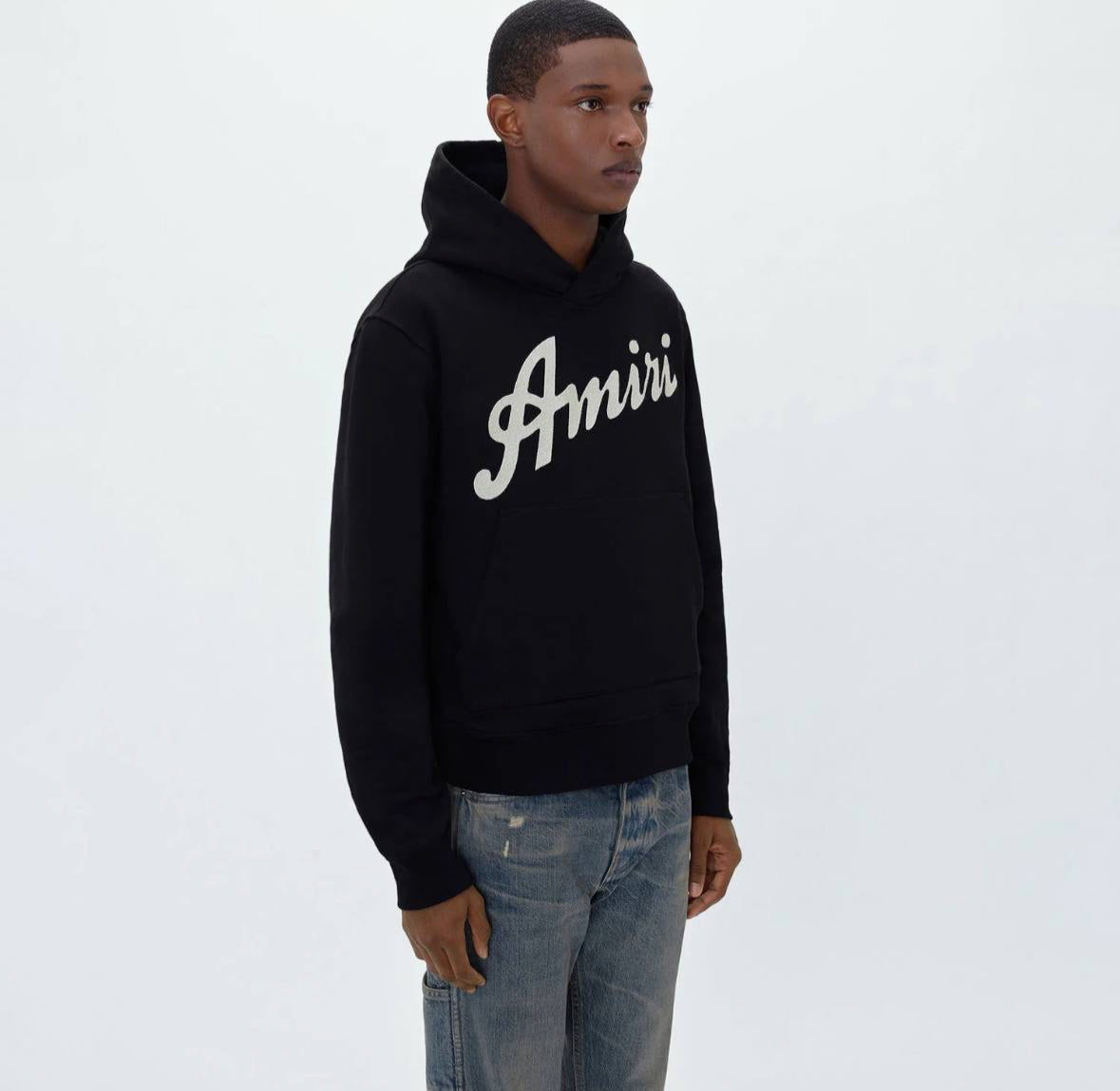 Amiri California Hawaiian hoodie in black