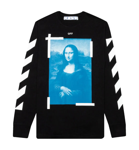 Off white unisex ‘Mona Lisa’ pull over