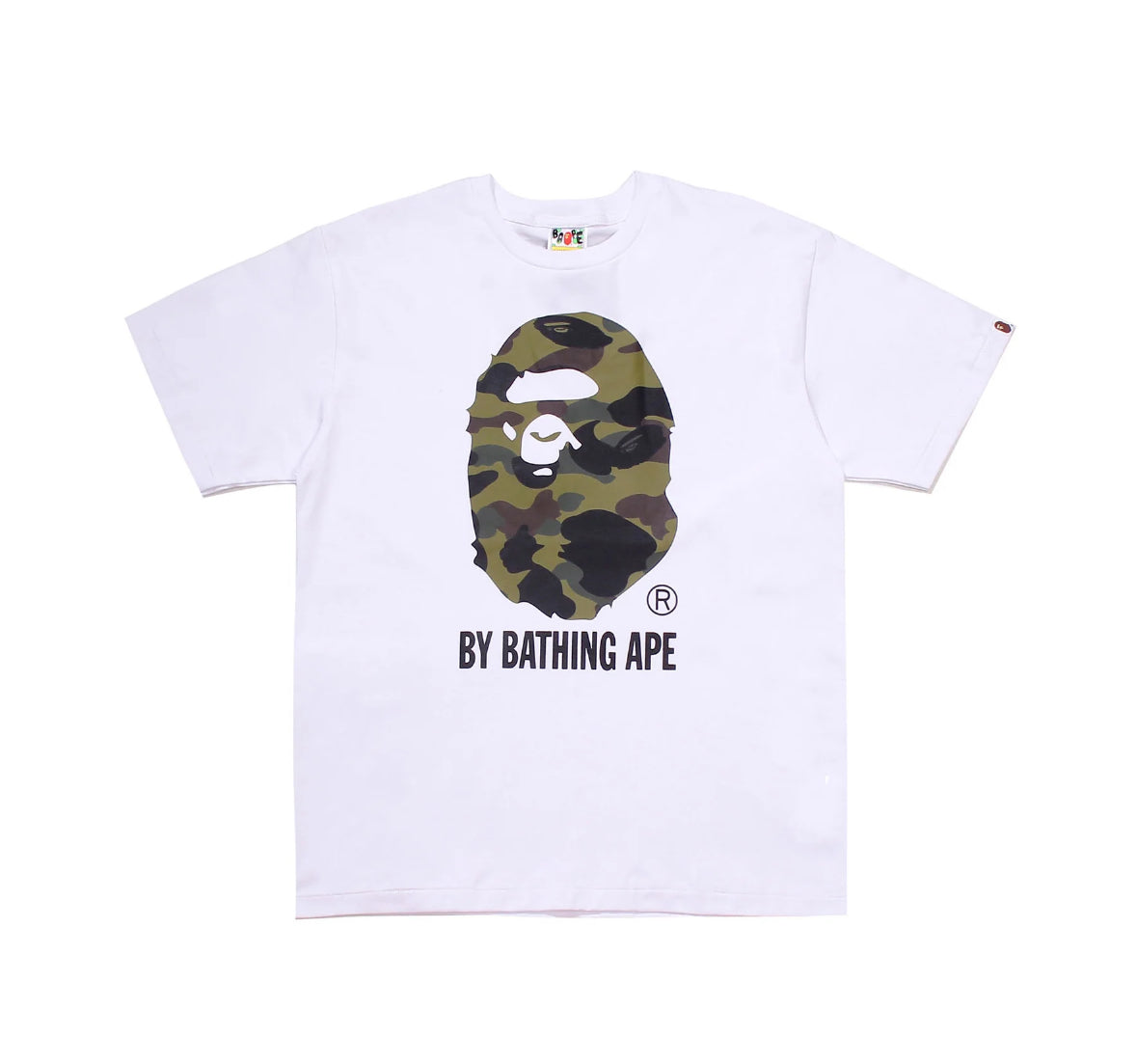 White Bape t shirt ‘B monkey’